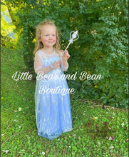 Load image into Gallery viewer, Ice Queen Fancy Dress with Cape