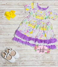 Load image into Gallery viewer, Spring Bunny Triple Layered Dress
