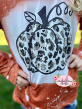 Load image into Gallery viewer, Animal Print Pumpkin 3 Piece Denim Short Set