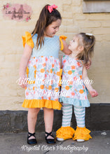 Load image into Gallery viewer, Chickens, Bunnies, and Flowers Pocket Dress