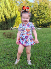 Load image into Gallery viewer, Fall Harvest Floral Velvet Bummie Set