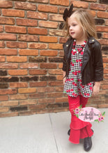 Load image into Gallery viewer, Red Distressed Double Wide Belles