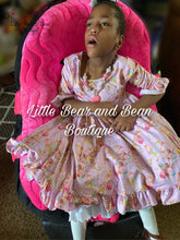 Load image into Gallery viewer, Sweet Pink Pumpkin Triple Ruffle Dress