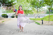 Load image into Gallery viewer, Mommy and Me Firework Show Handkerchief Hem Maxi Dress (Child)