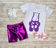 Load image into Gallery viewer, Ballet Pointe Shoes Shorts Set