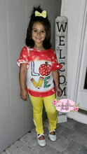 Load image into Gallery viewer, LOVE School Bow Legging Set