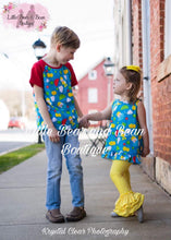 Load image into Gallery viewer, Singing in the Rain Ruffle Swing Top Set