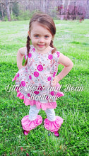 Load image into Gallery viewer, Dusty Pink Floral Swing Top Set
