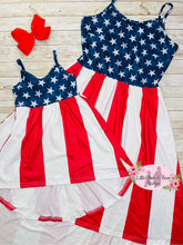 Load image into Gallery viewer, Mommy & Me Flag Dress- Ladies