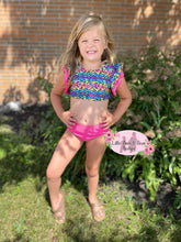 Load image into Gallery viewer, Neon Cheetah Swimsuit