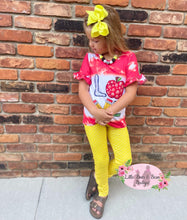 Load image into Gallery viewer, LOVE School Bow Legging Set