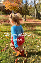 Load image into Gallery viewer, Faded Fall Ruffle Butt Romper