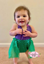 Load image into Gallery viewer, Mermaid Tulle Romper