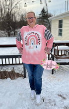 Load image into Gallery viewer, Mommy and Me - “Mama” Rainbow Animal Print Ladies Hoodie