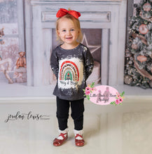 Load image into Gallery viewer, Mommy and Me Christmas Rainbow Long Sleeve Top- Kids