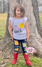 Load image into Gallery viewer, One Cute Chick Jean Set