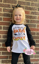 Load image into Gallery viewer, Will Trade Brother For Candy Ruffle Shirt