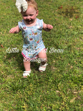 Load image into Gallery viewer, Light Blue Llama Romper