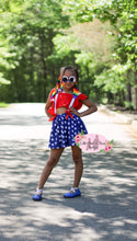 Load image into Gallery viewer, Stars Skirted Romper