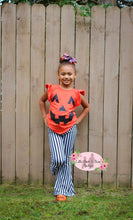 Load image into Gallery viewer, Pumpkin Stripe Belle Set