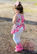 Load image into Gallery viewer, Dusty Pink Floral Swing Top Set