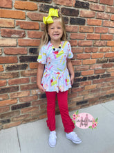 Load image into Gallery viewer, Doodle School 2.0 Peplum Set