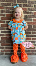 Load image into Gallery viewer, Fall Sweet Treats Peter Pan Collar Triple Ruffle Belle Set