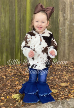 Load image into Gallery viewer, Denim bell-bottoms for girls
