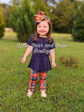 Load image into Gallery viewer, Fall Plaid Peplum Set
