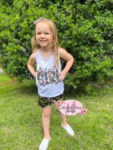 Load image into Gallery viewer, All American Camo Girl Shorts Set