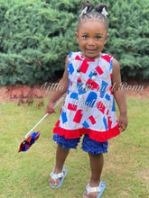 Load image into Gallery viewer, Red, White and Blue Popsicle Swing Top Set