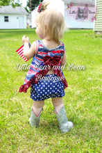 Load image into Gallery viewer, American Paint Stroke Swing Top Bummie Set