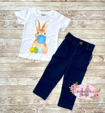 Load image into Gallery viewer, Bubble Gum Bunny Denim Set
