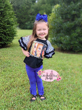 Load image into Gallery viewer, Size 14/16- Mommy & Me Leopard Sister Witches Top- Kids