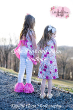 Load image into Gallery viewer, Dusty Pink Floral Swing Top Set