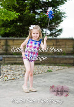 Load image into Gallery viewer, Patriotic Plaid Romper
