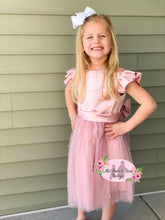Load image into Gallery viewer, Fancy Pink Pearl Tulle Dress