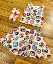 Load image into Gallery viewer, Princess Frames 2 Piece Athletic Skort Set
