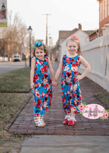 Load image into Gallery viewer, Sky Blue Floral Maxi Dress
