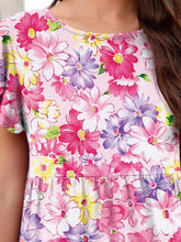 Load image into Gallery viewer, Floral Tiered Dress with Flutter Sleeves- Multiple Print Options
