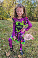 Load image into Gallery viewer, Purple Descendant Skirted Set
