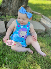 Load image into Gallery viewer, Mermaid Ruffle Butt Romper
