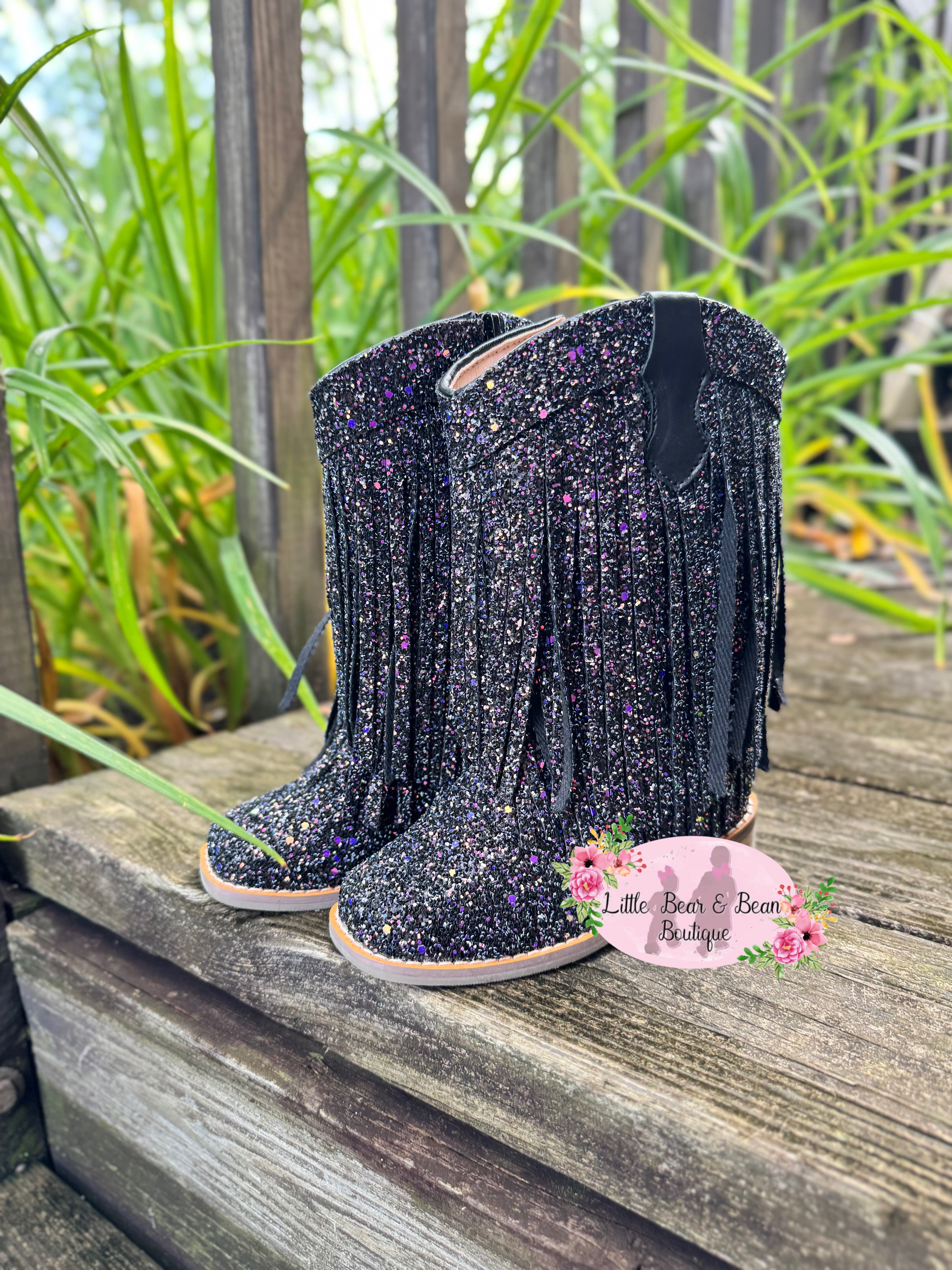 Girls Gold Cowboy Boots Hessimy Girls Glitter Snow Boots Toddler