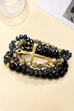 Load image into Gallery viewer, Multi layer stackable breaded bracelets
