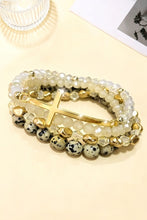 Load image into Gallery viewer, Multi layer stackable breaded bracelets
