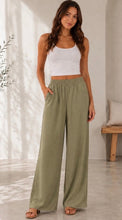 Load image into Gallery viewer, Chris &amp; Carol Ladies High-Waisted Wide leg pants
