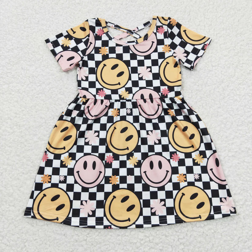 Pre-order RTS from Supplier Checkered Smile Dress