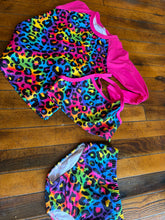Load image into Gallery viewer, Neon Cheetah3 Piece Rash Guard Swim
