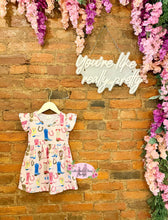 Load image into Gallery viewer, Cute Boots Flutter Sleeve Dress

