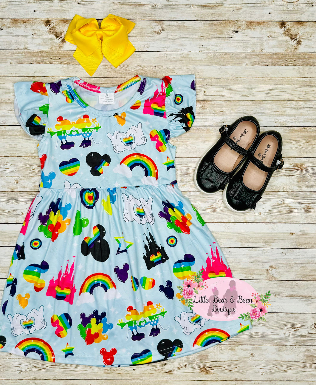 Rainbow Mouse Flutter Sleeve